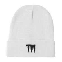 Load image into Gallery viewer, TM Beanie ( Black Letters & Grey Outline )