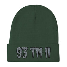 Load image into Gallery viewer, 93 TM 11 Beanie ( Grey Letters & Black Outline )