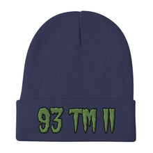 Load image into Gallery viewer, 93 TM 11 Beanie ( Green Letters & Black Outline )