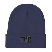 Load image into Gallery viewer, TMB Beanie ( Black Letters & Grey Outline )