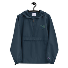 Load image into Gallery viewer, TMB Wind Breaker ( Green Letters & Blue Outline )