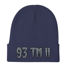 Load image into Gallery viewer, 93 TM 11 Beanie ( Grey Letters & Black Outline )