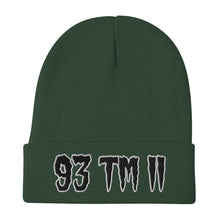 Load image into Gallery viewer, 93 TM 11 Beanie ( Black Letters & White Outline )