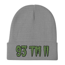 Load image into Gallery viewer, 93 TM 11 Beanie ( Green Letters & Black Outline )