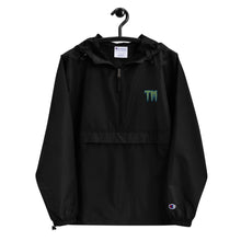 Load image into Gallery viewer, TM Wind Breaker ( Green Letters & Blue Outline )