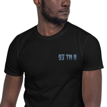 Load image into Gallery viewer, 93 TM 11 Softstyle T-Shirt ( Grey Letters & Blue Outline )