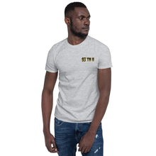Load image into Gallery viewer, 93 TM 11 Softstyle T-Shirt ( Black Letters & Gold Outline )