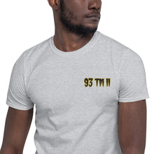 Load image into Gallery viewer, 93 TM 11 Softstyle T-Shirt ( Black Letters & Gold Outline )