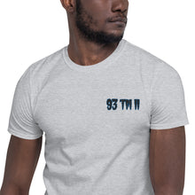 Load image into Gallery viewer, 93 TM 11 Softstyle T-Shirt ( Black Letters & Blue Outline )