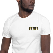 Load image into Gallery viewer, 93 TM 11 Softstyle T-Shirt ( Black Letters & Gold Outline )