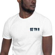 Load image into Gallery viewer, 93 TM 11 Softstyle T-Shirt ( Black Letters & Blue Outline )