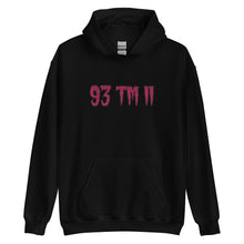 Load image into Gallery viewer, BIG 93 TM 11 Hoodie (Pink Letters & Black Outline)