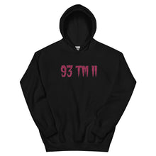 Load image into Gallery viewer, BIG 93 TM 11 Hoodie (Pink Letters & Black Outline)