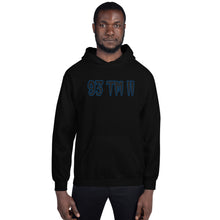 Load image into Gallery viewer, BIG 93 TM 11 Hoodie (Black Letters & Blue Outline)