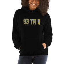 Load image into Gallery viewer, BIG 93 TM 11 Hoodie (Grey Letters & Gold Outline)