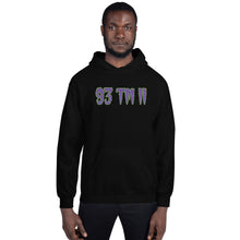 Load image into Gallery viewer, BIG 93 TM 11 Hoodie (Purple Letters & Green Outline)