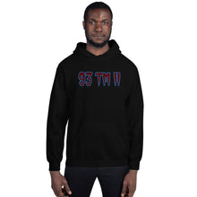 Load image into Gallery viewer, BIG 93 TM 11 Hoodie (Maroon Letters & Powder Blue Outline)