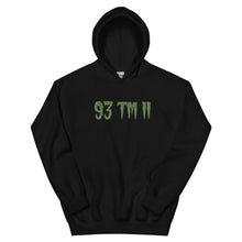 Load image into Gallery viewer, BIG 93 TM 11 Hoodie (Green Letters & Black Outline)