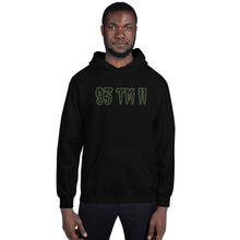 Load image into Gallery viewer, BIG 93 TM 11 Hoodie (Black Letters & Green Outline)