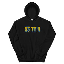 Load image into Gallery viewer, BIG 93 TM 11 Hoodie (Yellow Letters & Powder Blue Outline)