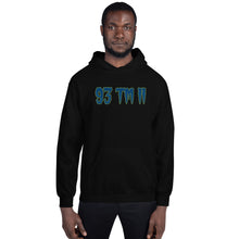 Load image into Gallery viewer, BIG 93 TM 11 Hoodie (Blue Letters & Green Outline)