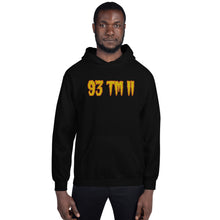 Load image into Gallery viewer, BIG 93 TM 11 Hoodie (Gold Letters & Orange Outline)