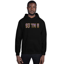 Load image into Gallery viewer, BIG 93 TM 11 Hoodie (Purple Letters & Gold Outline)