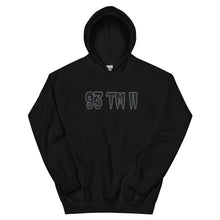 Load image into Gallery viewer, BIG 93 TM 11 Hoodie (Black Letters & Grey Outline)