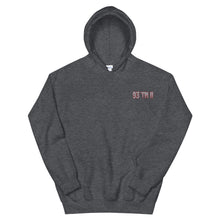 Load image into Gallery viewer, Small 93 TM 11 Hoodie ( Grey Letters & Red Outline )