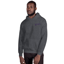 Load image into Gallery viewer, Small 93 TM 11 Hoodie ( Purple Letters & Black Outline )