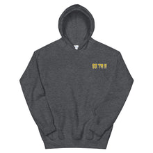 Load image into Gallery viewer, Small 93 TM 11 Hoodie ( Yellow Letters & White Outline )