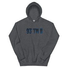 Load image into Gallery viewer, BIG 93 TM 11 Hoodie (Black Letters & Blue Outline)