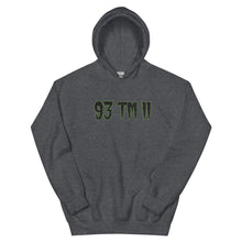 Load image into Gallery viewer, BIG 93 TM 11 Hoodie (Black Letters & Green Outline)