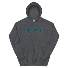 Load image into Gallery viewer, BIG 93 TM 11 Hoodie (Blue Letters & Green Outline)