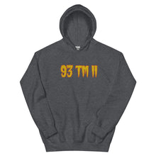 Load image into Gallery viewer, BIG 93 TM 11 Hoodie (Gold Letters & Orange Outline)