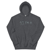 Load image into Gallery viewer, BIG 93 TM 11 Hoodie (Grey Letters & Black Outline)