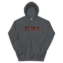 Load image into Gallery viewer, BIG 93 TM 11 Hoodie (Black Letters & Orange Outline)