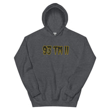Load image into Gallery viewer, BIG 93 TM 11 Hoodie (Black Letters & Gold Outline)