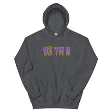 Load image into Gallery viewer, BIG 93 TM 11 Hoodie (Purple Letters & Gold Outline)