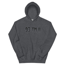 Load image into Gallery viewer, BIG 93 TM 11 Hoodie (Black Letters & Grey Outline)