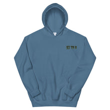 Load image into Gallery viewer, Small 93 TM 11 Hoodie ( Black Letters & Green Outline )