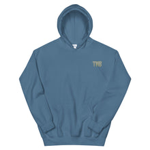 Load image into Gallery viewer, TMB Hoodie ( Gray Letters & Gold Outline )