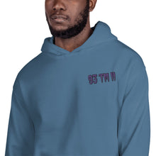 Load image into Gallery viewer, Small 93 TM 11 Hoodie ( Purple Letters & Black Outline )