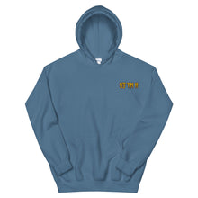 Load image into Gallery viewer, Small 93 TM 11 Hoodie ( Gold Letters & Burgundy Outline )