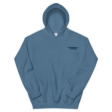 Load image into Gallery viewer, TM4L Hoodie ( Black Letters & Blue Outline )