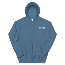 Load image into Gallery viewer, Small 93 TM 11 Hoodie ( White Letters & Grey Outline )