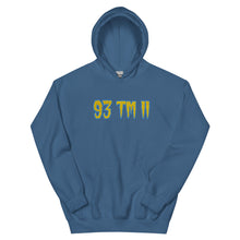 Load image into Gallery viewer, BIG 93 TM 11 Hoodie (Yellow Letters & Powder Blue Outline)