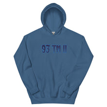Load image into Gallery viewer, BIG 93 TM 11 Hoodie (Blue Letters & Powder Blue Outline)