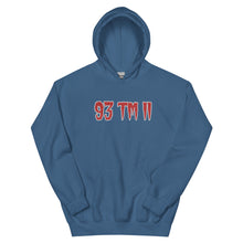 Load image into Gallery viewer, BIG 93 TM 11 Hoodie (Red Letters & White Outline)