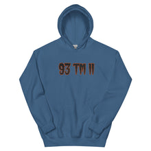 Load image into Gallery viewer, BIG 93 TM 11 Hoodie (Black Letters & Orange Outline)